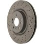 CENTRIC PARTS 228.35126 C-Tek Standard Drilled Brake Rotor