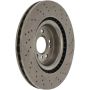 CENTRIC PARTS 228.35126 C-Tek Standard Drilled Brake Rotor