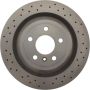 CENTRIC PARTS 228.35127 C-Tek Standard Drilled Brake Rotor