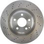 CENTRIC PARTS 228.35132 C-Tek Standard Drilled Brake Rotor
