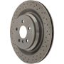 CENTRIC PARTS 228.35145 C-Tek Standard Drilled Brake Rotor