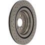 CENTRIC PARTS 228.35145 C-Tek Standard Drilled Brake Rotor