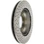 CENTRIC PARTS 228.37029 C-Tek Standard Drilled Brake Rotor