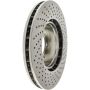 CENTRIC PARTS 228.37034 C-Tek Standard Drilled Brake Rotor