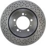 CENTRIC PARTS 228.37041 C-Tek Standard Drilled Brake Rotor