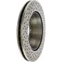 CENTRIC PARTS 228.37041 C-Tek Standard Drilled Brake Rotor