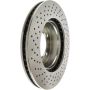 CENTRIC PARTS 228.37045 C-Tek Standard Drilled Brake Rotor
