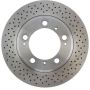 CENTRIC PARTS 228.37066 C-Tek Standard Drilled Brake Rotor