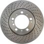 CENTRIC PARTS 228.37086 C-Tek Standard Drilled Brake Rotor