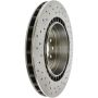 CENTRIC PARTS 228.44163 C-Tek Standard Drilled Brake Rotor