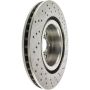 CENTRIC PARTS 228.44164 C-Tek Standard Drilled Brake Rotor