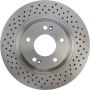 CENTRIC PARTS 228.51030 C-Tek Standard Drilled Brake Rotor