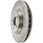 CENTRIC PARTS 228.62091 C-Tek Standard Drilled Brake Rotor