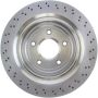 CENTRIC PARTS 228.62096 C-Tek Standard Drilled Brake Rotor