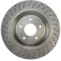 CENTRIC PARTS 228.62102 C-Tek Standard Drilled Brake Rotor