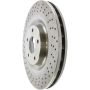 CENTRIC PARTS 228.62102 C-Tek Standard Drilled Brake Rotor