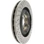 CENTRIC PARTS 228.62102 C-Tek Standard Drilled Brake Rotor