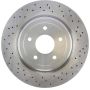 CENTRIC PARTS 228.62103 C-Tek Standard Drilled Brake Rotor