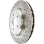 CENTRIC PARTS 228.62103 C-Tek Standard Drilled Brake Rotor