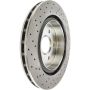 CENTRIC PARTS 228.62103 C-Tek Standard Drilled Brake Rotor
