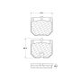 CENTRIC PARTS 300.01140 Centric Premium Semi-Metallic Brake Pads with Shims and Hardware