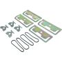 CENTRIC PARTS 300.01230 Centric Premium Semi-Metallic Brake Pads with Shims and Hardware