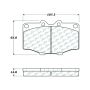 CENTRIC PARTS 300.01370 Centric Premium Semi-Metallic Brake Pads with Shims and Hardware