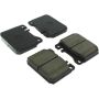 CENTRIC PARTS 300.01451 Centric Premium Semi-Metallic Brake Pads with Shims