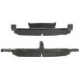 CENTRIC PARTS 300.01540 Centric Premium Semi-Metallic Brake Pads with Shims and Hardware