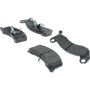 CENTRIC PARTS 300.02000 Centric Premium Semi-Metallic Brake Pads with Shims and Hardware