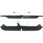CENTRIC PARTS 300.02000 Centric Premium Semi-Metallic Brake Pads with Shims and Hardware