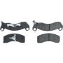 CENTRIC PARTS 300.02000 Centric Premium Semi-Metallic Brake Pads with Shims and Hardware