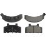 CENTRIC PARTS 300.02150 Centric Premium Semi-Metallic Brake Pads with Shims and Hardware