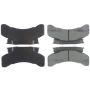 CENTRIC PARTS 300.02240 Centric Premium Semi-Metallic Brake Pads with Shims and Hardware