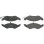 CENTRIC PARTS 300.02570 Centric Premium Semi-Metallic Brake Pads with Shims and Hardware