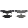CENTRIC PARTS 300.02590 Centric Premium Semi-Metallic Brake Pads with Shims and Hardware