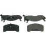 CENTRIC PARTS 300.03100 Centric Premium Semi-Metallic Brake Pads with Shims and Hardware