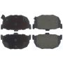 CENTRIC PARTS 300.03230 Centric Premium Semi-Metallic Brake Pads with Shims and Hardware