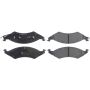 CENTRIC PARTS 300.03240 Centric Premium Semi-Metallic Brake Pads with Shims and Hardware