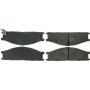CENTRIC PARTS 300.03330 Centric Premium Semi-Metallic Brake Pads with Shims and Hardware