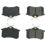 CENTRIC PARTS 300.03400 Centric Premium Semi-Metallic Brake Pads with Shims