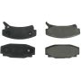 CENTRIC PARTS 300.03540 Centric Premium Semi-Metallic Brake Pads with Shims and Hardware