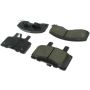 CENTRIC PARTS 300.03700 Centric Premium Semi-Metallic Brake Pads with Shims and Hardware