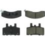 CENTRIC PARTS 300.03700 Centric Premium Semi-Metallic Brake Pads with Shims and Hardware