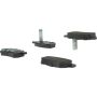 CENTRIC PARTS 300.03740 Centric Premium Semi-Metallic Brake Pads with Shims and Hardware