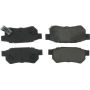 CENTRIC PARTS 300.03740 Centric Premium Semi-Metallic Brake Pads with Shims and Hardware