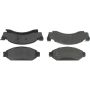 CENTRIC PARTS 300.03750 Centric Premium Semi-Metallic Brake Pads with Shims and Hardware