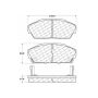 CENTRIC PARTS 300.04090 Centric Premium Semi-Metallic Brake Pads with Shims and Hardware