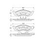 CENTRIC PARTS 300.04170 Centric Premium Semi-Metallic Brake Pads with Shims and Hardware