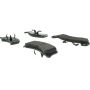 CENTRIC PARTS 300.04310 Centric Premium Semi-Metallic Brake Pads with Shims and Hardware
